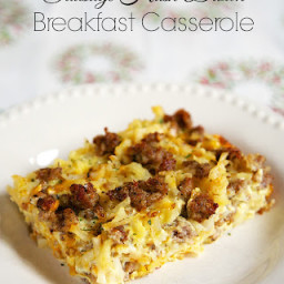Sausage Hashbrown Breakfast Casserole