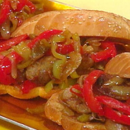 Sausage, Pepper and Onion Hoagies