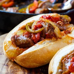 Pepper & Onion Dogs - Hot Dogs - Sausage