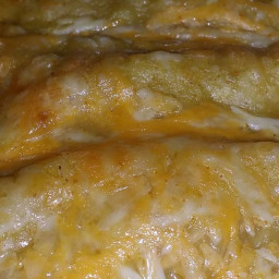 Sausage Potato and Cheese Enchiladas