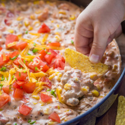 Sausage Queso Dip (with Real Cheese!)