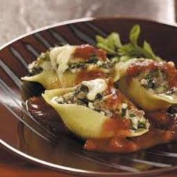 Sausage, Spinach and Cheese-stuffed Shells