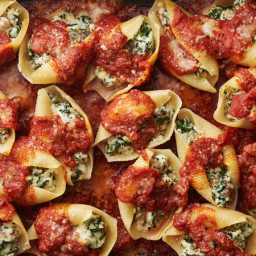 Sausage, Spinach and Cheese Stuffed Shells