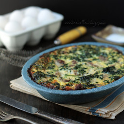 Sausage, Spinach and Feta Frittata