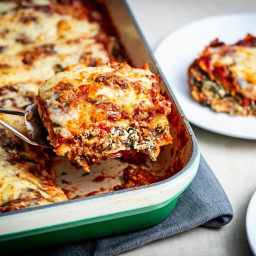 Sausage, Spinach and Goat Cheese Lasagna