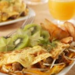 Sausage Sprout Omelet