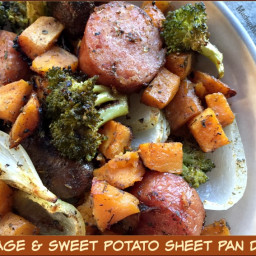 Sausage & Sweet Potato Sheet Pan Dinner