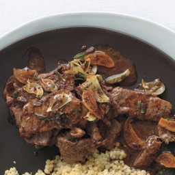 Sautéed Beef with White Wine and Rosemary
