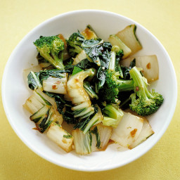 Sauteed Bok Choy and Broccoli