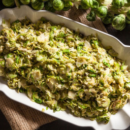 Sautéed Brussels Sprouts with Fried Capers