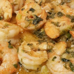 Sauteed Cajun Shrimp Verde Recipe