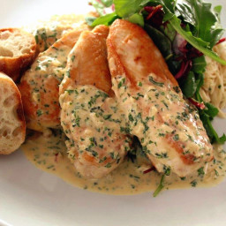 Sauteed Chicken Breasts With Dijon Herb Sauce