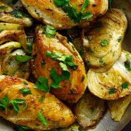 Sautéed Chicken Breasts with Fennel and Rosemary