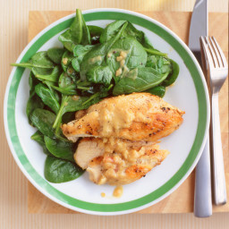 Sauteed Chicken with Spinach