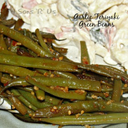 Sauteed Garlic Teriyaki Green Beans