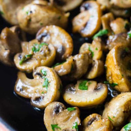 Sautéed Mushrooms with Garlic Butter