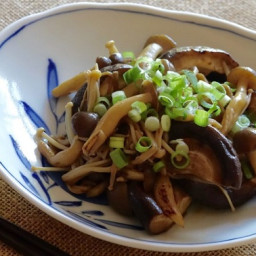 Sauteed Mushrooms with Soy Butter Sauce ( きのこのバター醤油炒め ) Recipe