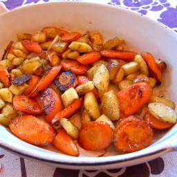 Sauteed Parsnips and Carrots with Honey and Rosemary
