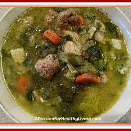 Sauteed Sausage and Chicken Vegetable Soup! A Gluten Free/Grain Free Recipe