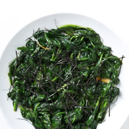 Sautéed Spinach with Soy and Sesame