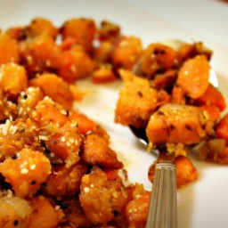 Sautéed Sweet Potato-Carrot Curry/Side Dish