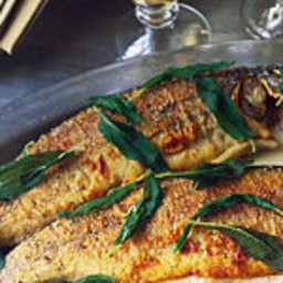 Sautéed Whole Trout with Sage and White Wine