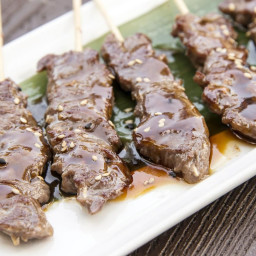 Savor This Authentic Marinated Thai Beef Satay on a Stick