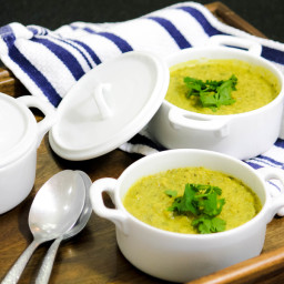 Savory All Green Soup Recipe (A Green Smoothie Alternative!)