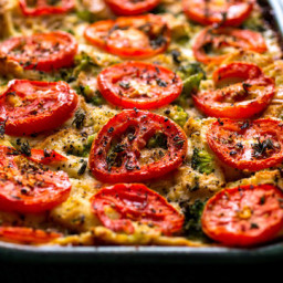 Savory Bread Pudding With Broccoli and Goat Cheese