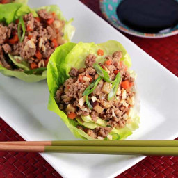 Savory Chinese Lettuce Wraps With Ground Turkey