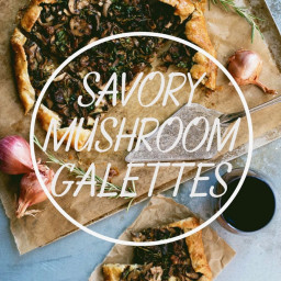 Savory Mushroom Tart with Shallots & Rosemary