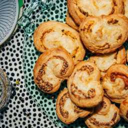 Savory Palmiers with Parmesan and Black Pepper