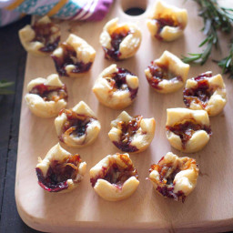 Savory Pastry Bites with Caramelized Onions and Gouda