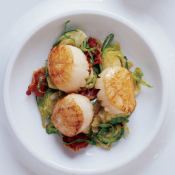 Scallops with Brussels Sprouts