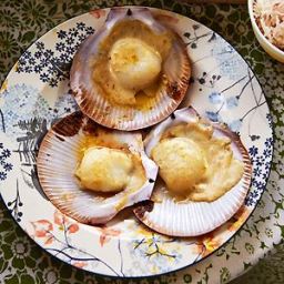 Scallops with Miso Butter - Chef Recipe by Matt Wilkinson and Sharlee Gibb