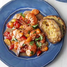 Scampi With Cherry Tomatoes