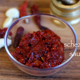 schezwan sauce recipe | easy homemade schezuan sauce for fried rice