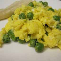 Scrambled Eggs With Peas