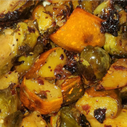 Scrumptious Brussels and Squash 
