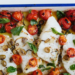Sea Bass with Cherry Tomatoes