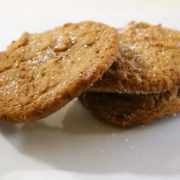 Sea Salt Ginger Cookies