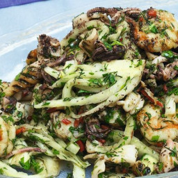 Seafood, Fennel, and Lime Salad from 'Ottolenghi'