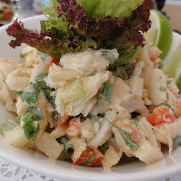 Seafood Salad with crab and lobster