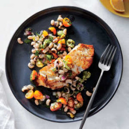 Seared Grouper with Black-Eyed Pea Relish