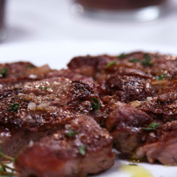 Seared New York Strip Steak Recipe by Tasty