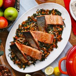 Seared Salmon With Smoky Squash Salad Recipe by Tasty