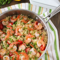 Seared Shrimp and Summer Couscous