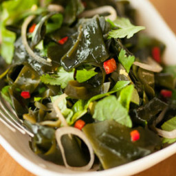 Seaweed Salad with Fresh Herbs and Chile
