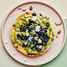 Seedy Arepas With Black Beans and Avocado