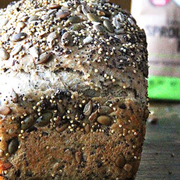 Seedy Sandwich Bread with Sprouted Wheat